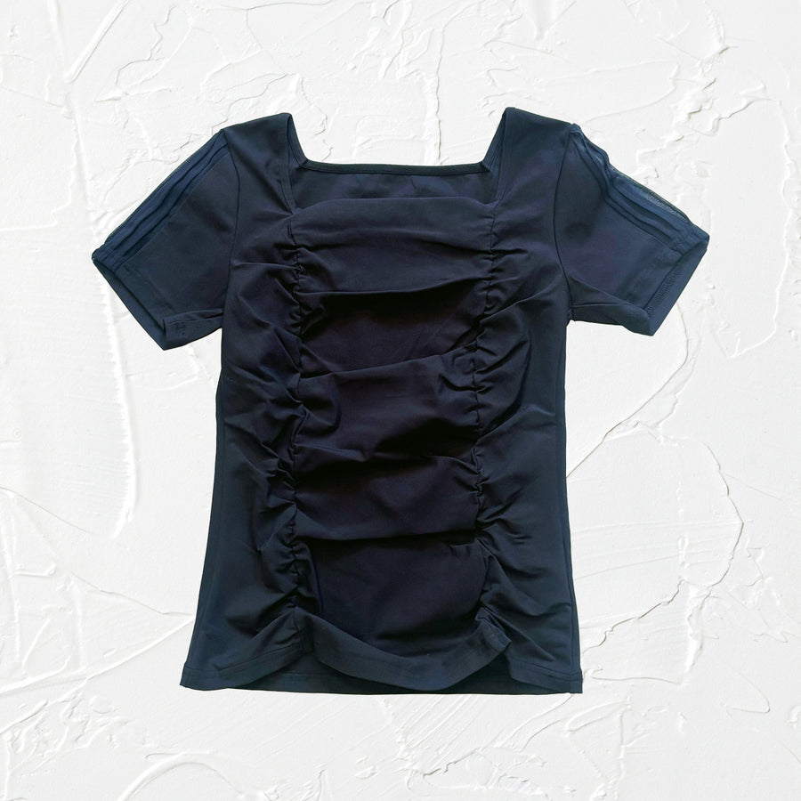 PSDP2502-TOPA NVYF0 半袖スクエアネックカットソーNavy