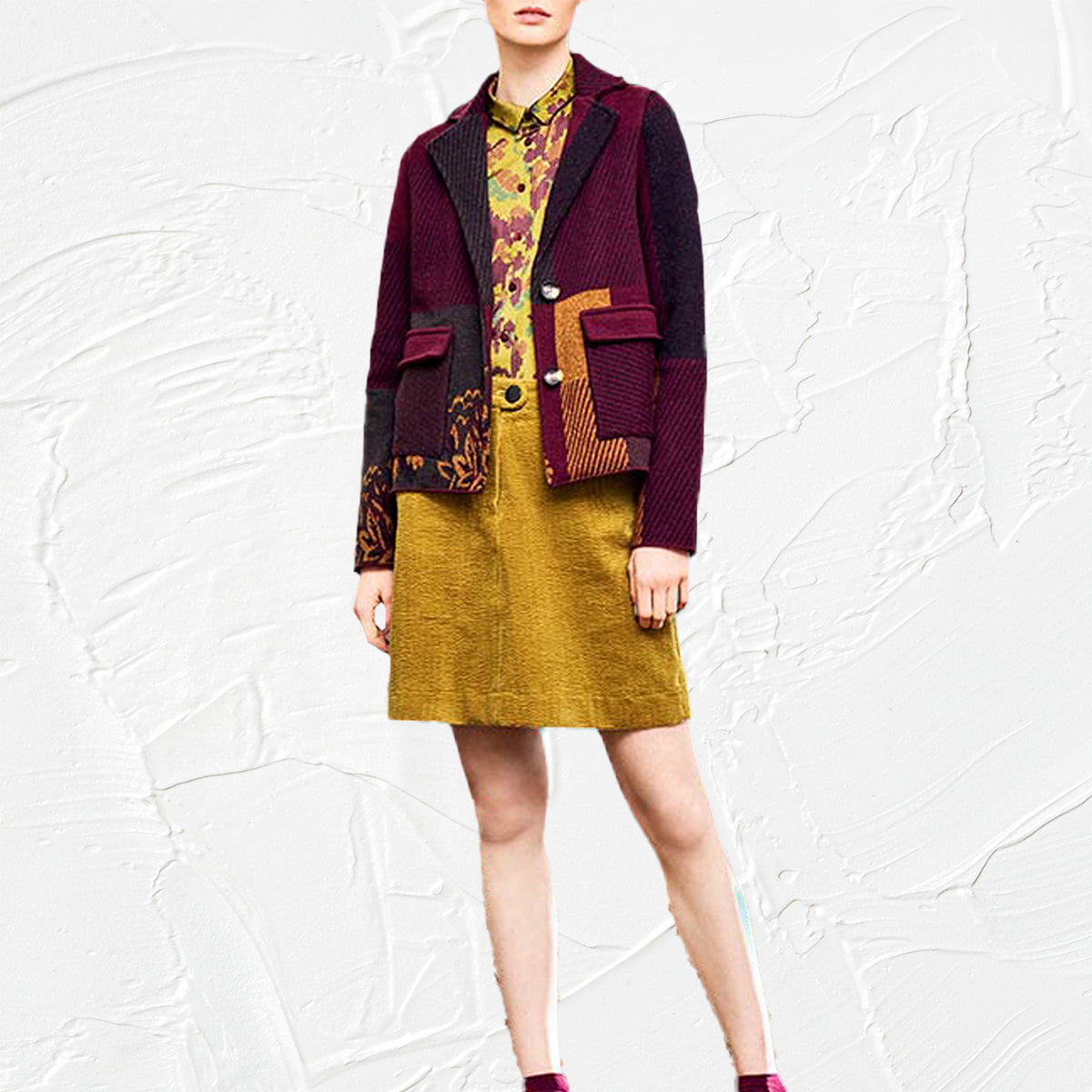 フランス製 カトリーヌアンドレ CATHERINE ANDRE ニットジャケット Catherine Andre ニットジャケット – MASHA Naoko Komatsu Couturiere
