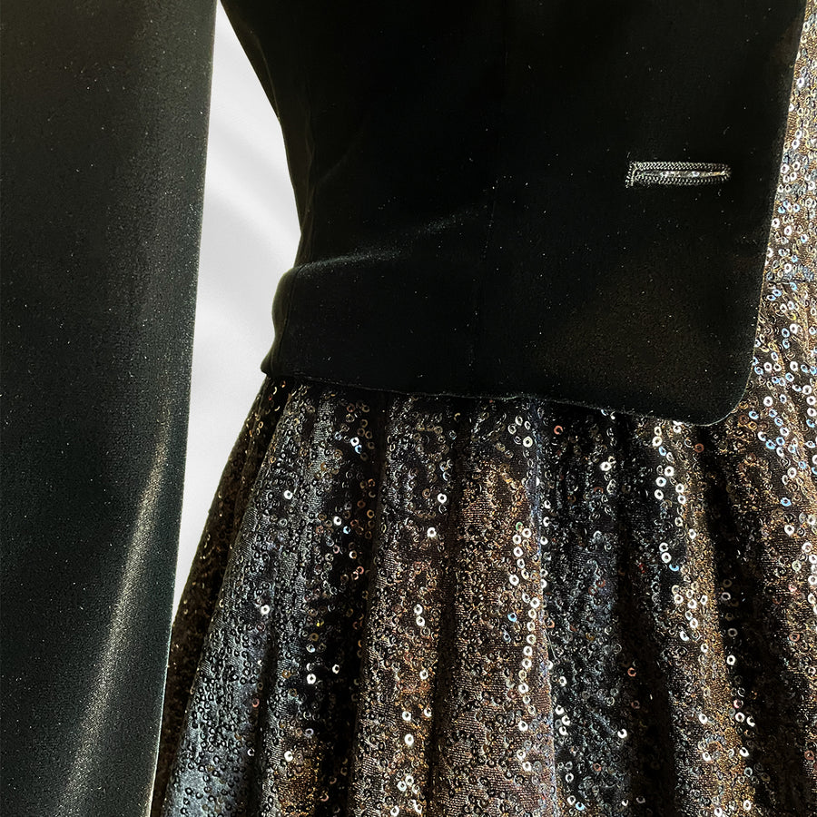 MA2001Dress Suit ストラップレスドレス＆ショートジャケット